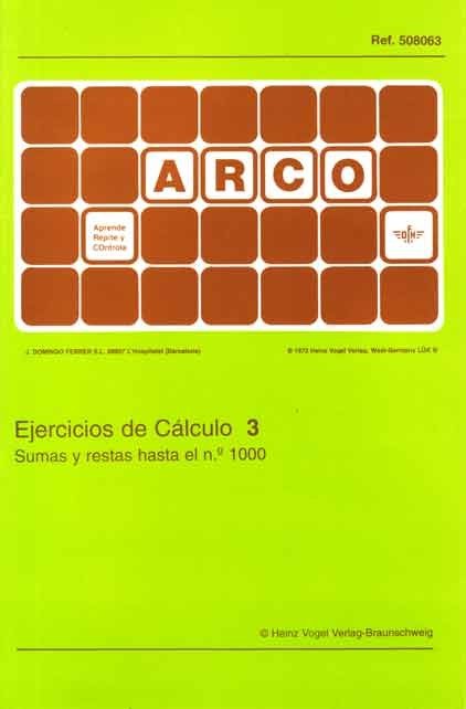 ARCO - Ejercicios de Cálculo 3